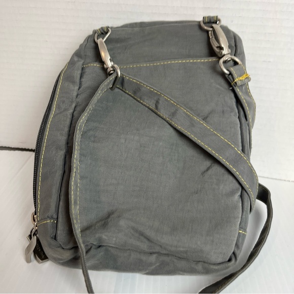 Baggallini Gray Crossbody Bag multi compartment travel - Picture 3 of 8